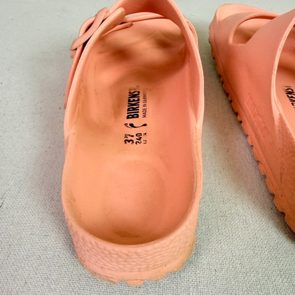 Birkenstock Arizona Essentials EVA Pink Clay Sandals Women's 37 Two Strap Narrow - Picture 12 of 16